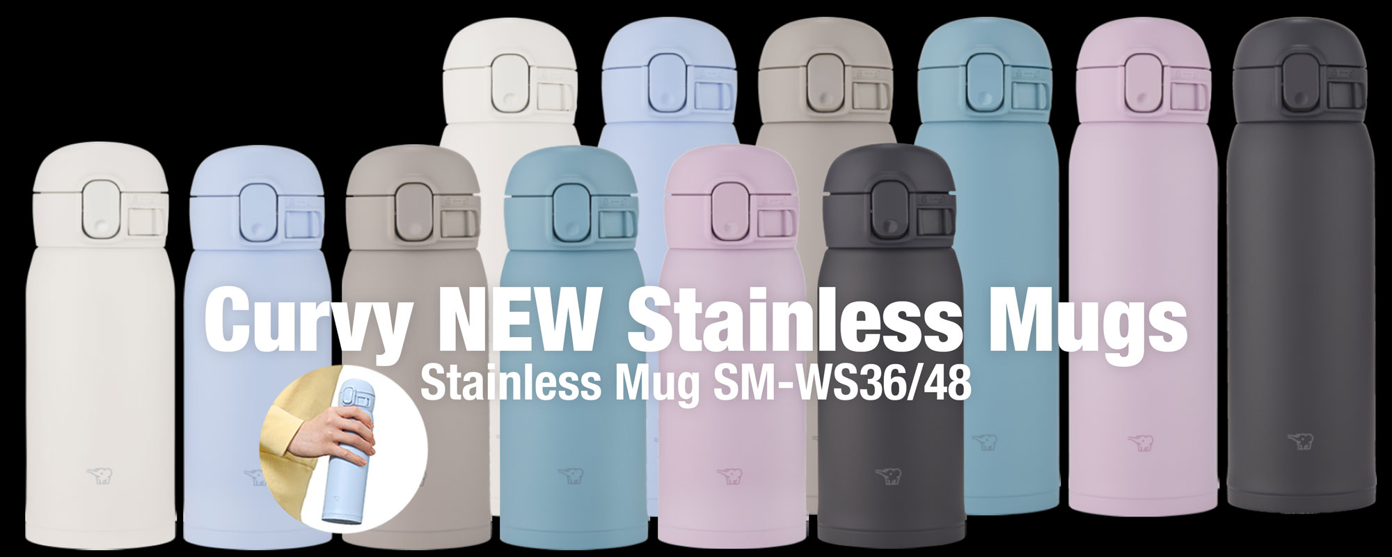 Curvy NEW Stainless Mugs